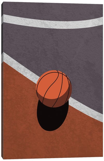 Dear Basketball Canvas Art Print - Basketball Art