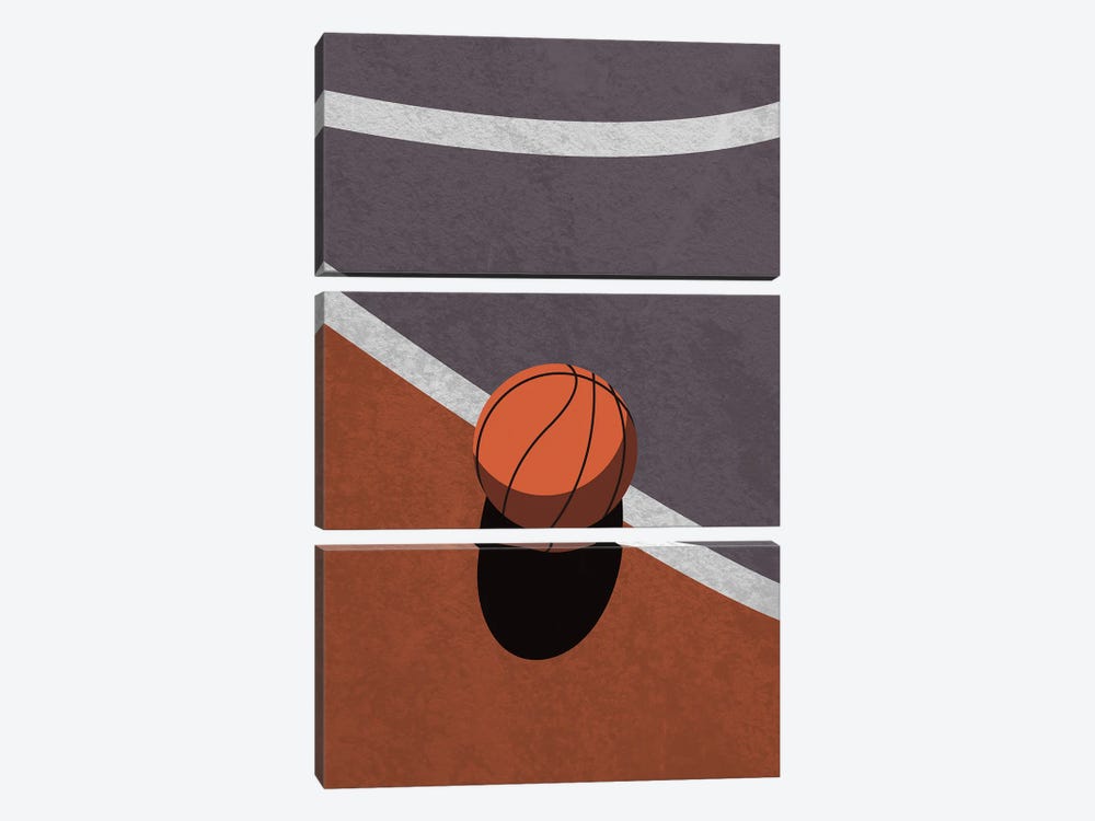 Dear Basketball by Domonique Brown 3-piece Canvas Art Print