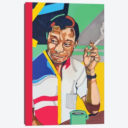 James Baldwin Canvas Print #DMQ95} by Domonique Brown Canvas Art Print