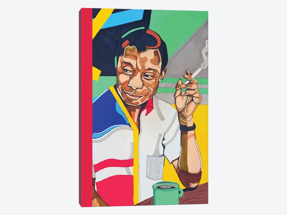 James Baldwin by Domonique Brown 1-piece Canvas Artwork