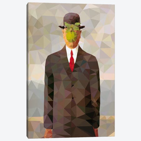 Son of Man Derezzed Canvas Print #DMS12} by 5by5collective Canvas Wall Art