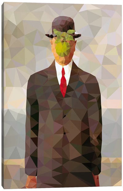Son of Man Derezzed Canvas Art Print - 5by5 Collective
