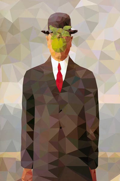 Re-Imagined Masters: Son of Man Derezzed by 5by5collective