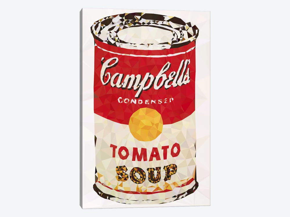 Campbell's Soup Can Derezzed by 5by5collective 1-piece Canvas Art Print