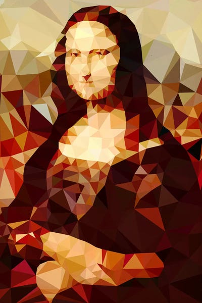 Mona Lisa: Mona Lisa Derezzed by 5by5collective