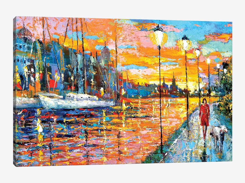 Magical Sunset by Dmitry Spiros 1-piece Canvas Print