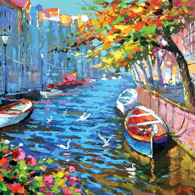 Melodies September by Dmitry Spiros framed canvas print