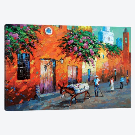 Mexican Caslle Canvas Print #DMT108} by Dmitry Spiros Canvas Print