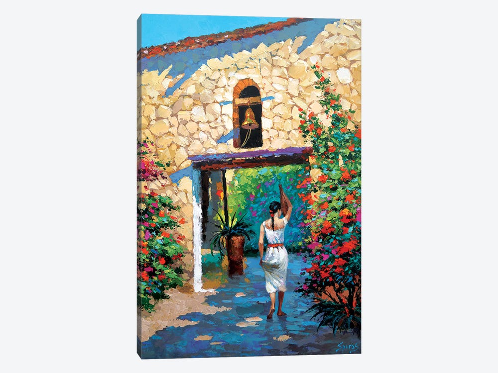 Mexican Girl With Jug by Dmitry Spiros 1-piece Canvas Artwork
