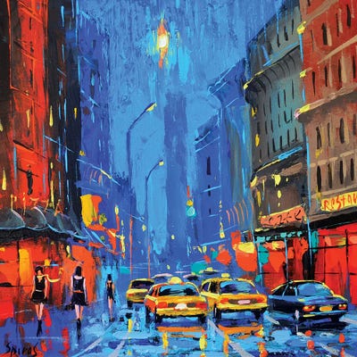 Moonlit Night by Dmitry Spiros framed canvas print