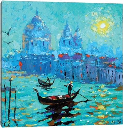 Morning In Venice I Canvas Art Print - Artists Like Monet