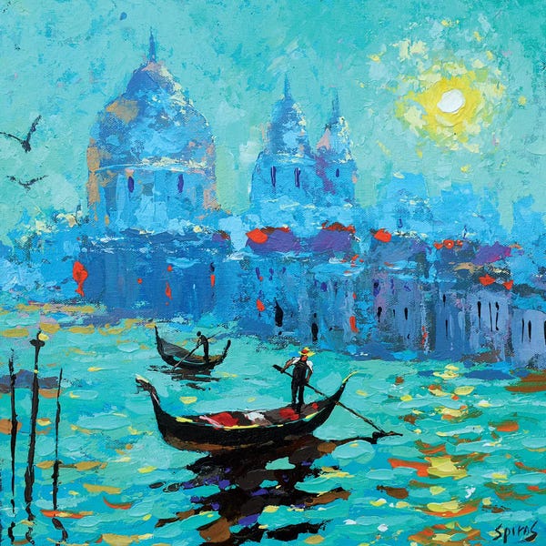 Dmitry Spiros: Morning In Venice I by Dmitry Spiros