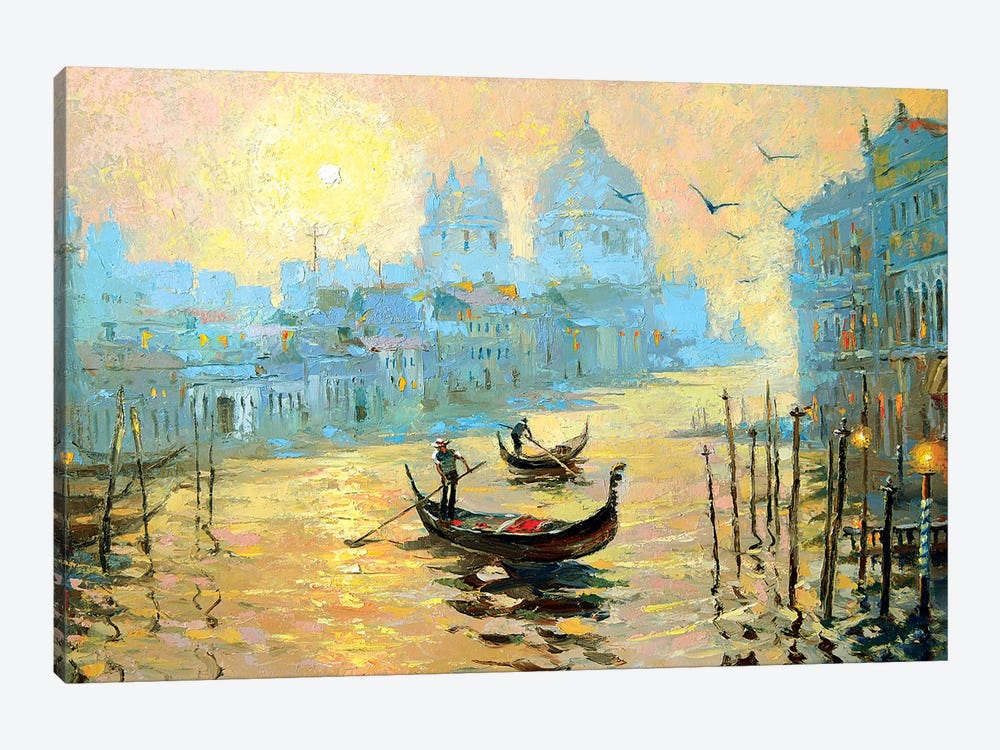 Morning In Venice II by Dmitry Spiros 1-piece Canvas Artwork