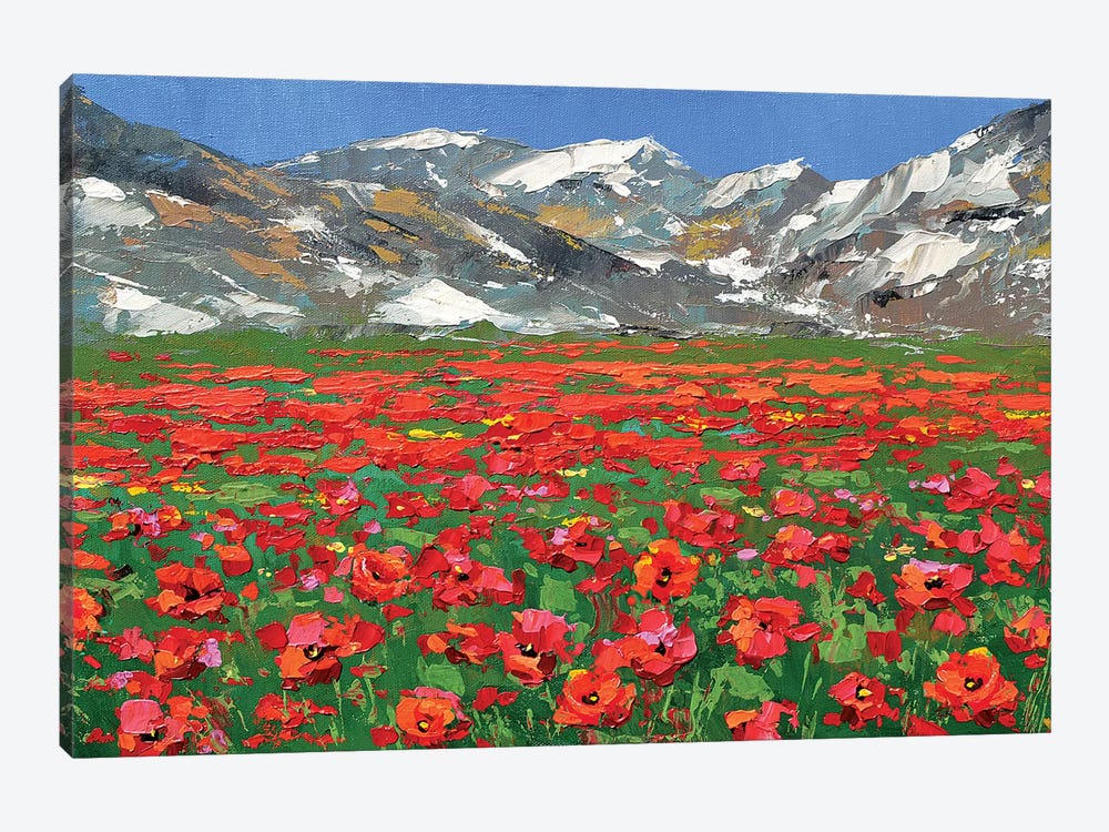 Mountain Poppies by Dmitry Spiros 1-piece Art Print