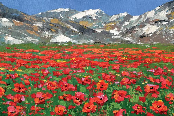 Dmitry Spiros: Mountain Poppies by Dmitry Spiros