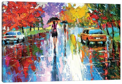 Autumn Kaleidoscope Canvas Art Print - Dmitry Spiros