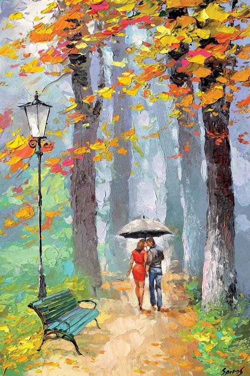 Autumn Kiss by Dmitry Spiros wall art