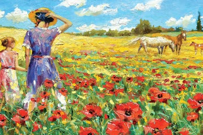 On The Way Home II by Dmitry Spiros framed canvas print
