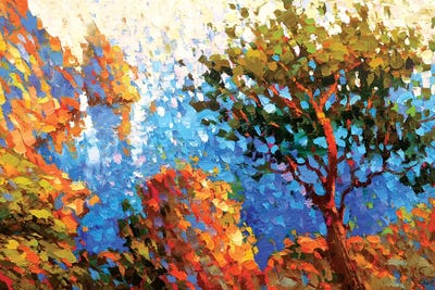 Over The Blue Sea by Dmitry Spiros framed canvas print