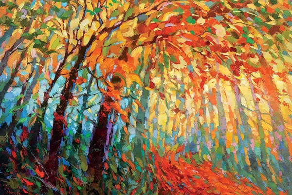 Intense Impressionism: Autumn Lace by Dmitry Spiros