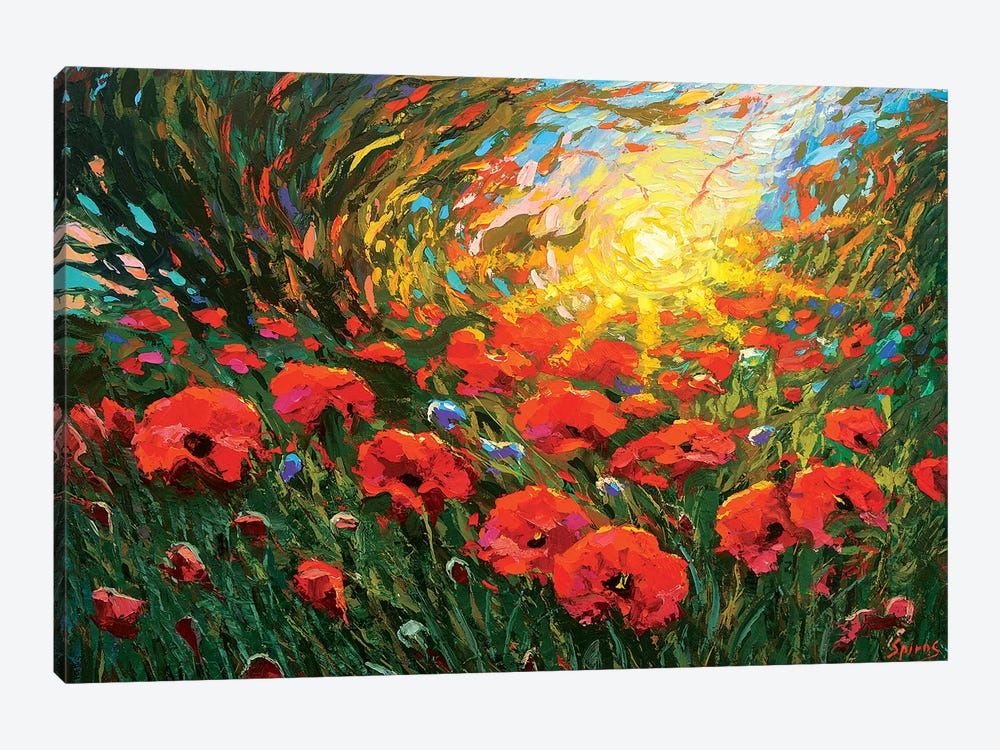 Poppies At Sunset by Dmitry Spiros 1-piece Art Print