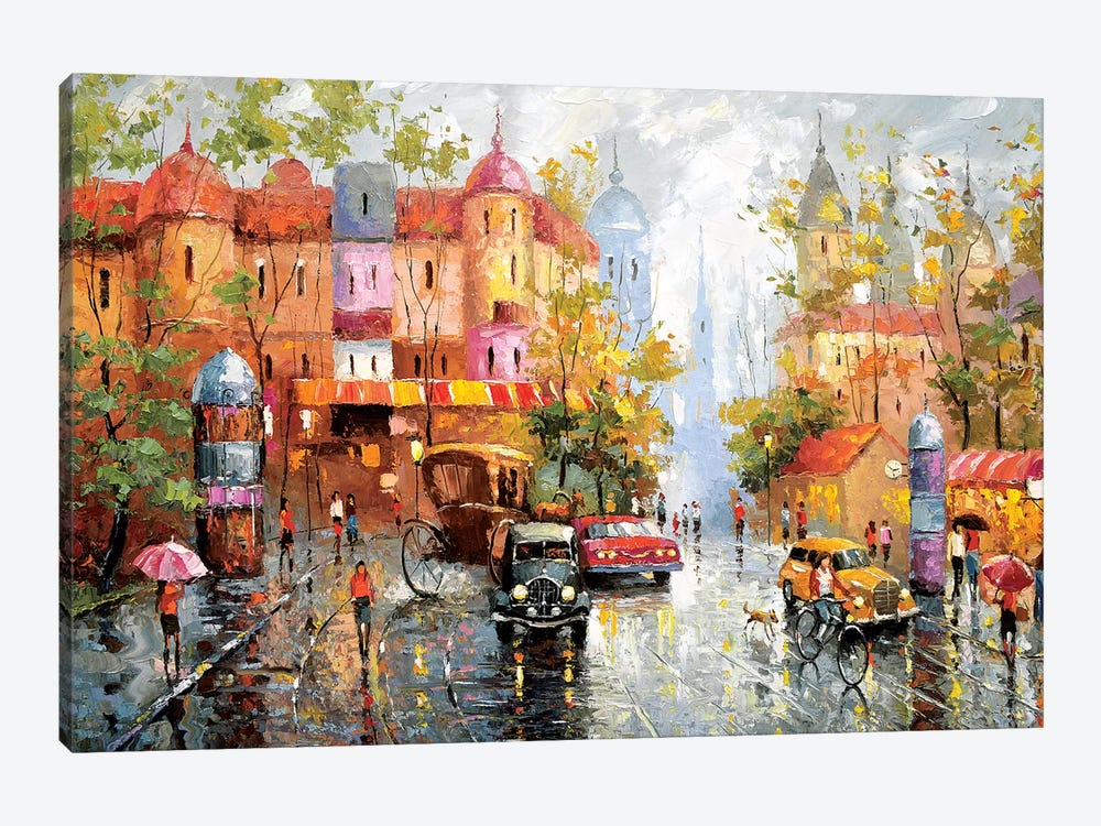 Rainy Day by Dmitry Spiros 1-piece Canvas Art Print