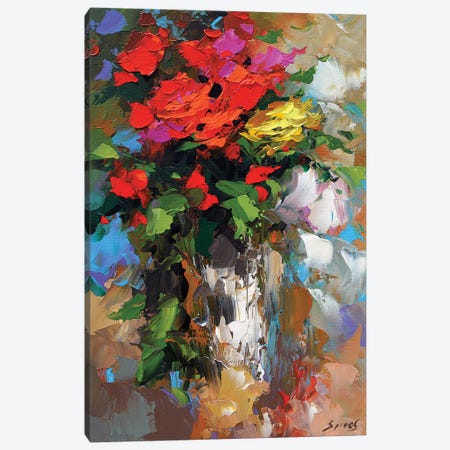 Roses I Canvas Print #DMT154} by Dmitry Spiros Canvas Print