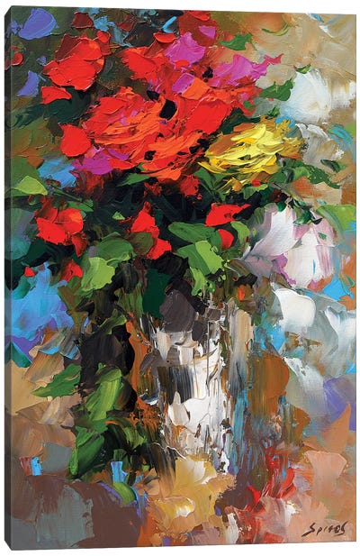 Roses I Canvas Art Print - Dmitry Spiros