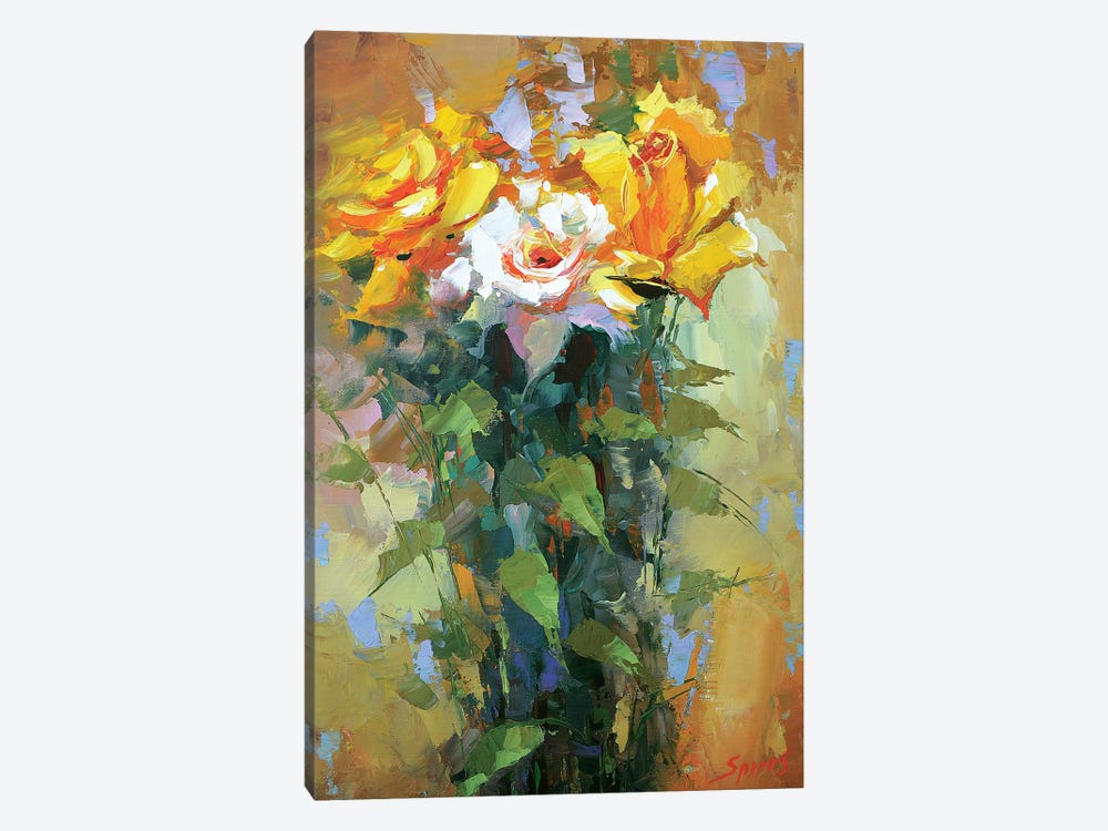 Roses II by Dmitry Spiros 1-piece Canvas Print