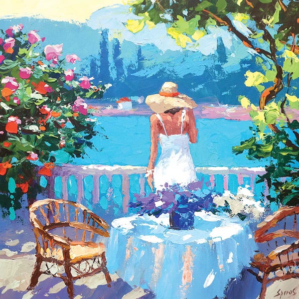 Dmitry Spiros: Summer Balcony by Dmitry Spiros