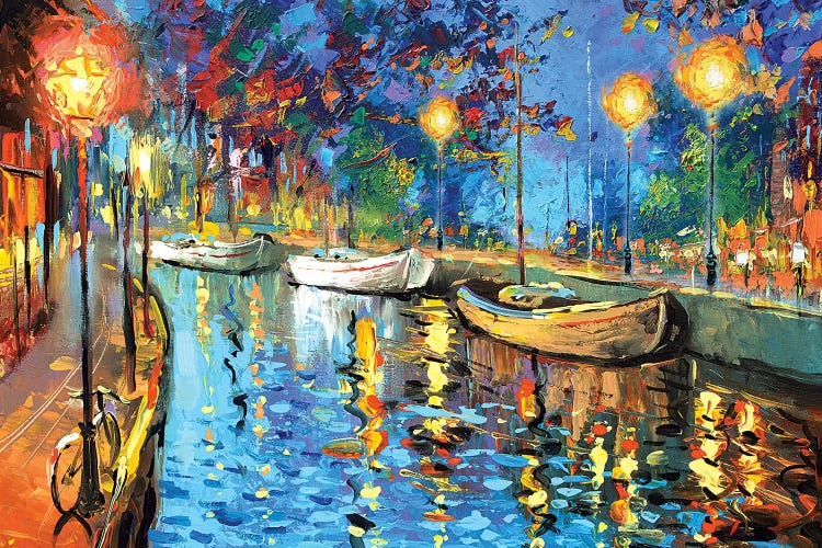 The Lights Of The Sleeping City by Dmitry Spiros wall art