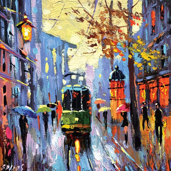 Dmitry Spiros: A Lonely Tram by Dmitry Spiros