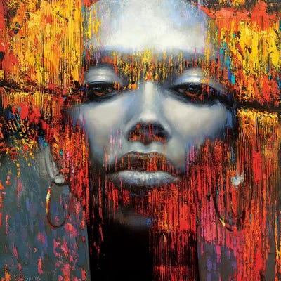 Alanda by Dmitry Spiros framed canvas print