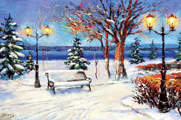 Dmitry Spiros: Winter Landscape by Dmitry Spiros