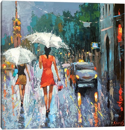 Summer Rain Canvas Art Print - Dmitry Spiros