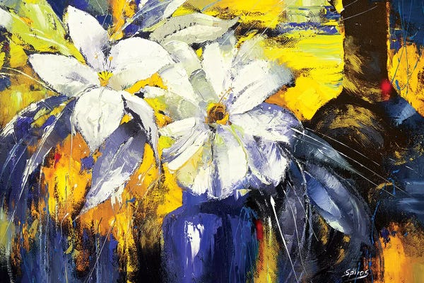 Dmitry Spiros: Blue Vase by Dmitry Spiros