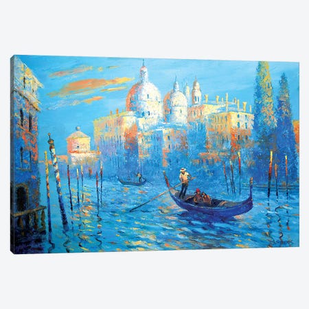 Blue Venice Canvas Print #DMT27} by Dmitry Spiros Canvas Art Print