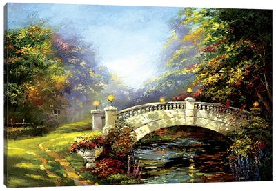 Bridge Canvas Art Print - Dmitry Spiros