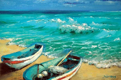 Caribbean Noon by Dmitry Spiros framed canvas print