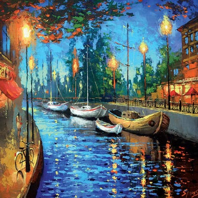 City Of My Dreams by Dmitry Spiros framed canvas print