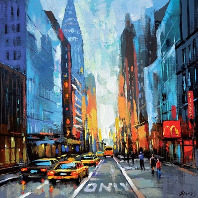 Dawn by Dmitry Spiros framed canvas print