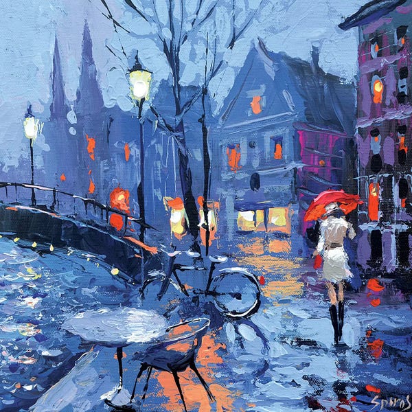 Rain: At The Bridge by Dmitry Spiros