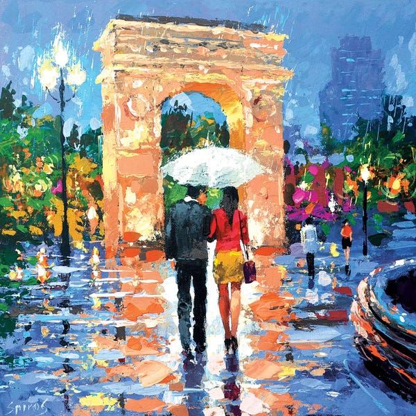 Arc de Triomphe: Esta Noche Es Tan Lluvioso by Dmitry Spiros