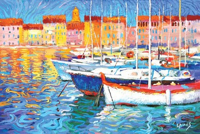 Evening Light by Dmitry Spiros framed canvas print
