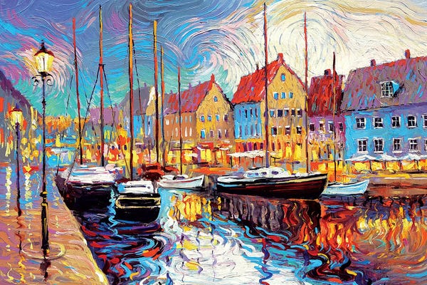 Dmitry Spiros: Evening Reflection by Dmitry Spiros