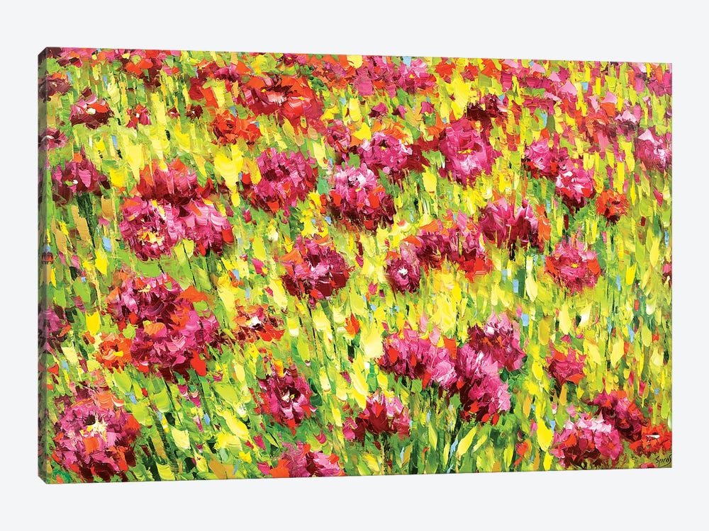 Field Of Blooms by Dmitry Spiros 1-piece Canvas Print