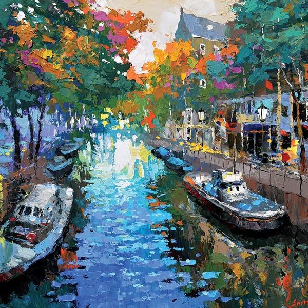 Intense Impressionism: First Colors Of Autumn by Dmitry Spiros