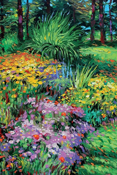 Artists Like Monet: Flowers In The Garden by Dmitry Spiros