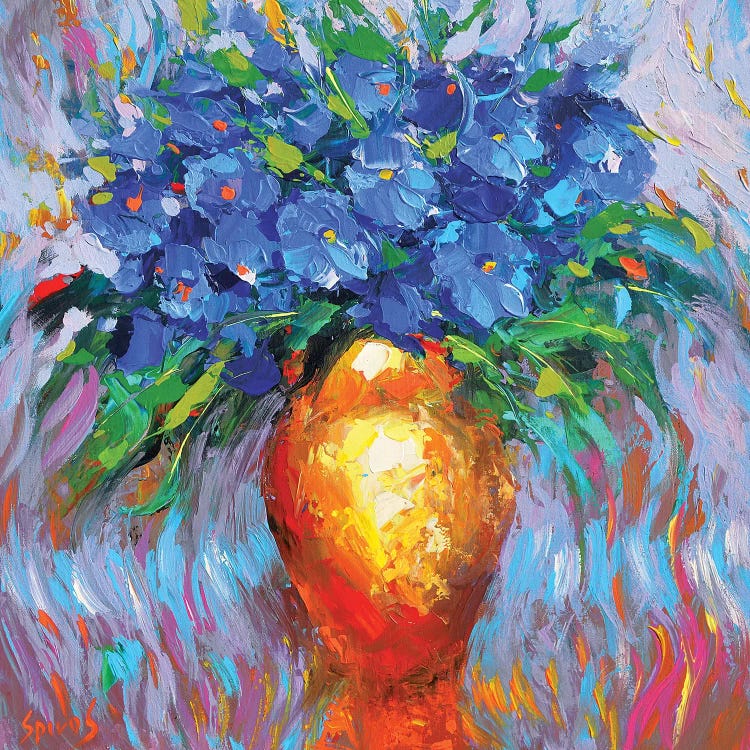 Flowers In Yellow Vase
