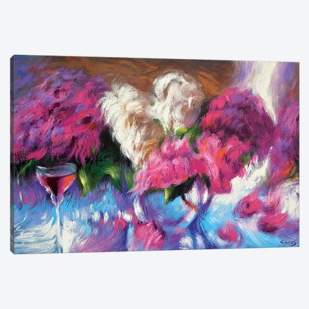 Flowers Lilac Canvas Print #DMT77} by Dmitry Spiros Canvas Artwork